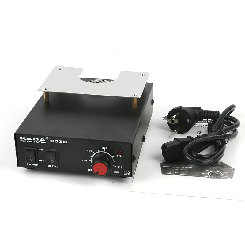 KADA 853B BGA Preheating Station Rework паяльная станция Электрический паяльник для PCB Preheat и