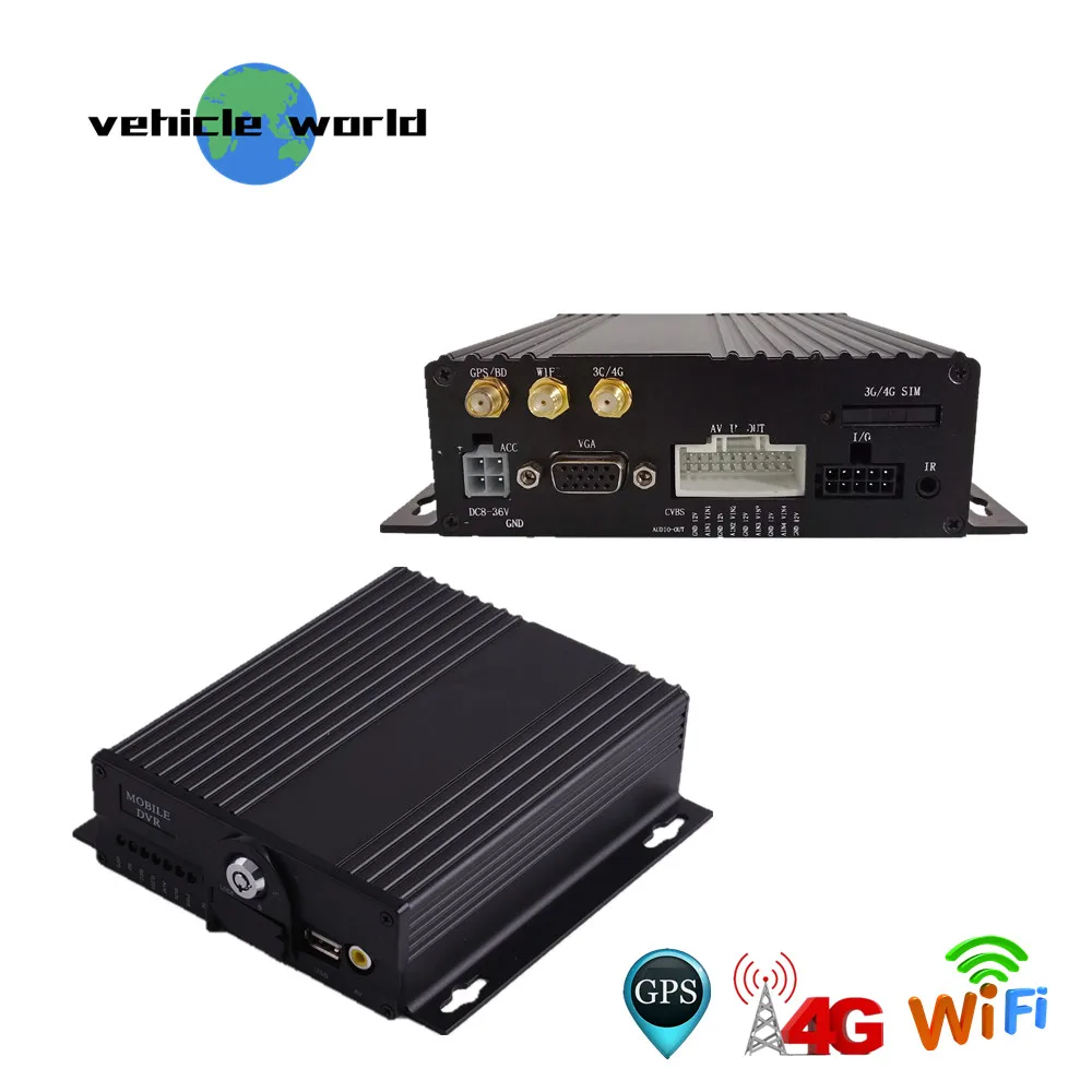2.0MP AHD 1080P 4 канала двойная SD карта школьный автобус прицеп грузовик такси