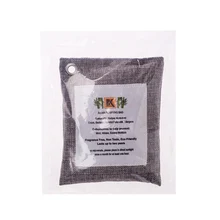 Бамбуковые мешки для устранения запаха 500 г натуральный Автомобильный воздухоочиститель мешок бамбуковый уголь захватывает мешок