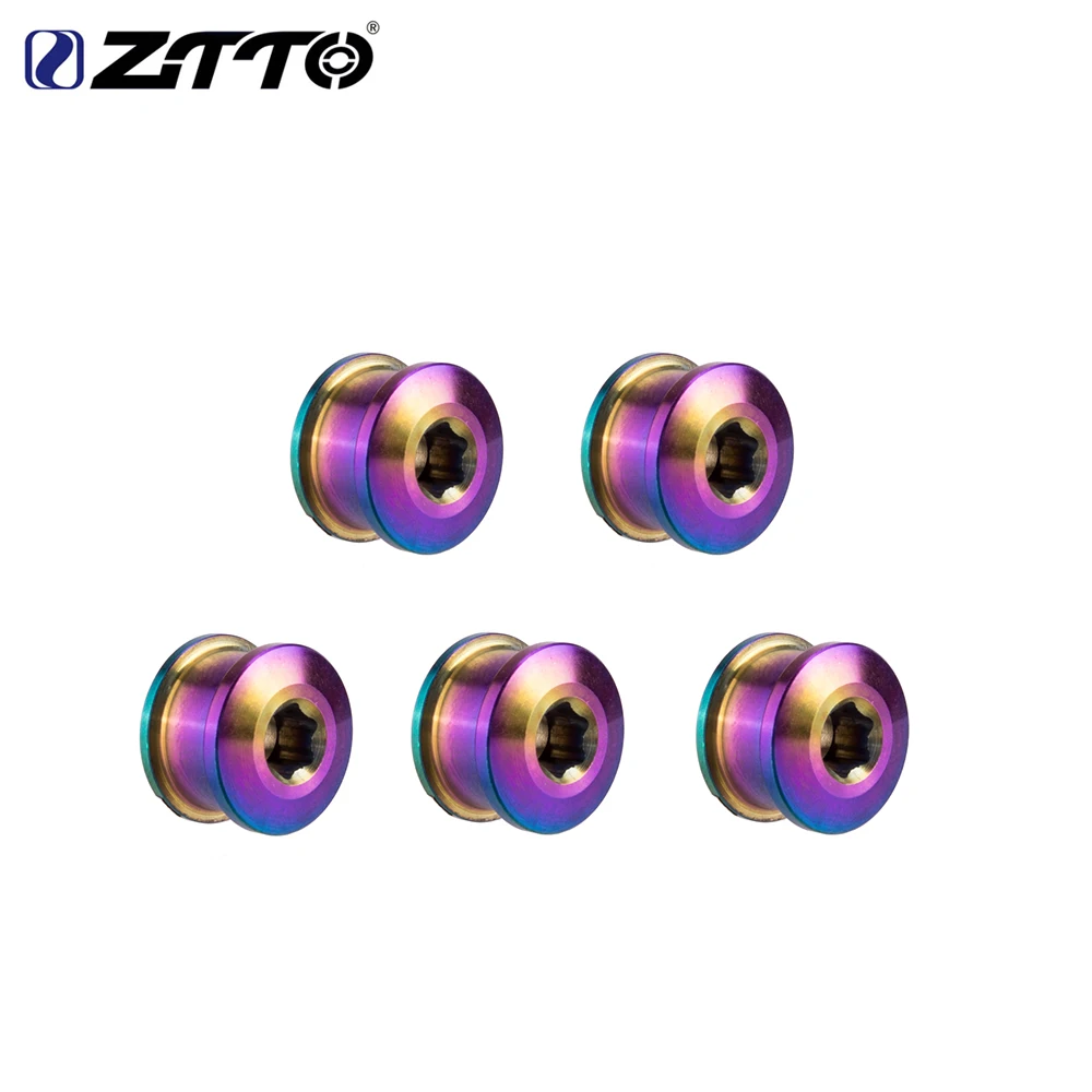 ZTTO 5 шт. титановый дисковый винт для коленчатого набора высокопрочные | Шатун и передняя звездочка велосипеда -32906781217