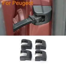 Qcbxyyxh автомобиля внутренний Стикеры 4 pcsCar для укладки Дверь проверьте руку Защитная крышка для Peugeot 208 301 308 308 S 408 508 2008 3008