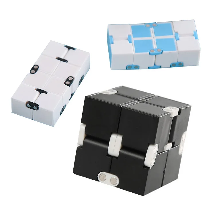 

Infinite cube flip pocket magic square unzip block