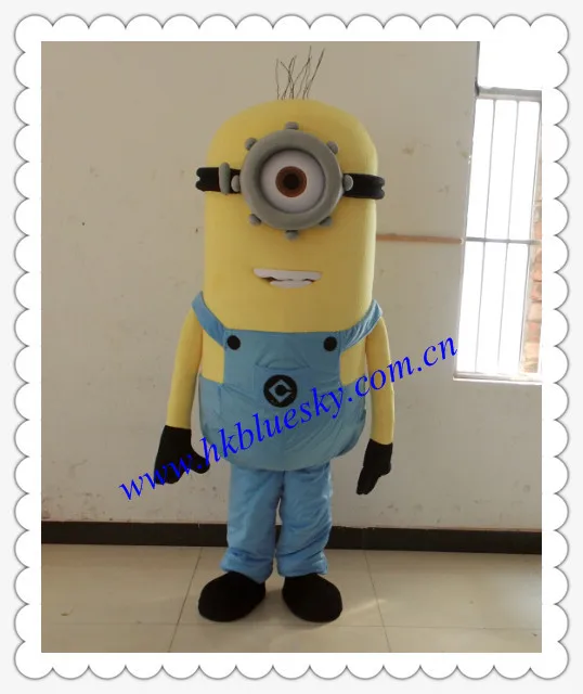 2015 new design one eye despicable me minion mascot costume | Тематическая одежда и униформа