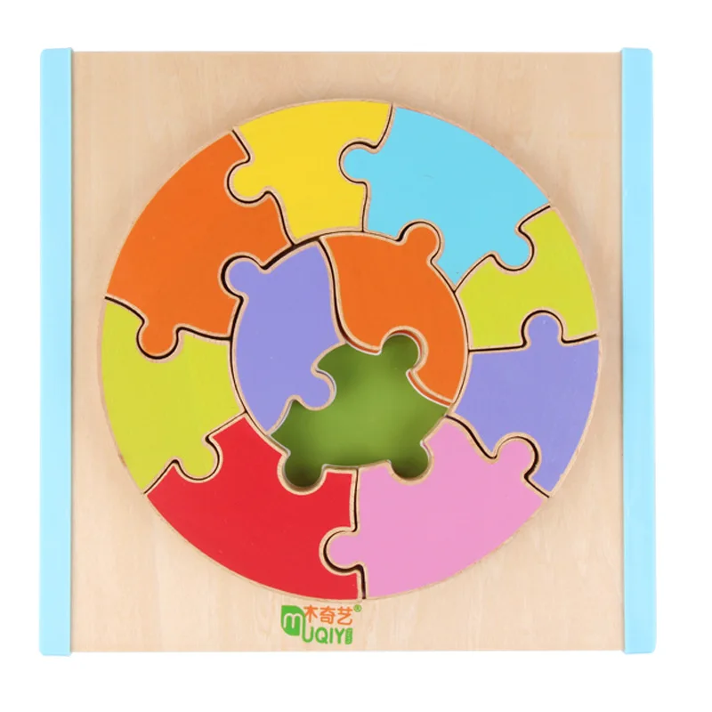 Детские деревянные игрушки памяти обучение тачпад Развивающие игрушки для детей сенсорные когнитивные Цвет Нерегулярные строительные