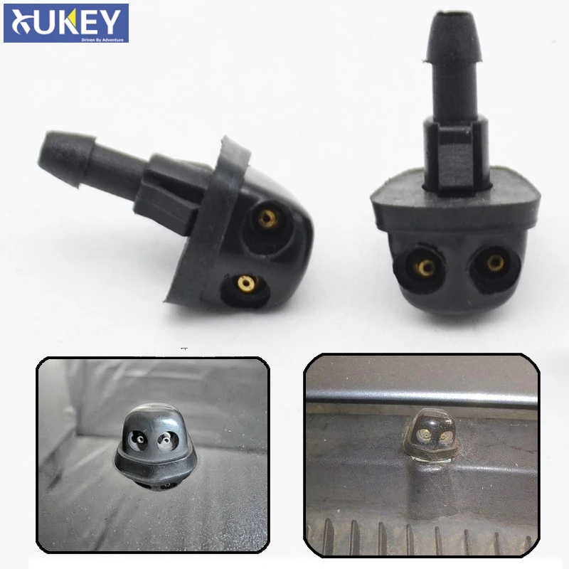 

Xukey Pair Front Windshield Water Washer Jet Nozzles Set For Suzuki Swift Jimny Grand Vitara XL-7 Splash Agila