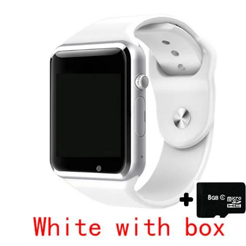 LUOKA A1 Смарт часы с Шагомер камера сим-карта вызова Smartwatch для Xiaomi Huawei HTC Android телефон лучше, чем Y1 DZ09 - Цвет: white 8G storage car