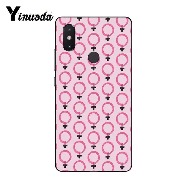 Yinuoda Feminist Logo Pussy Joke Girly Pink Diy Printing Phone Case For