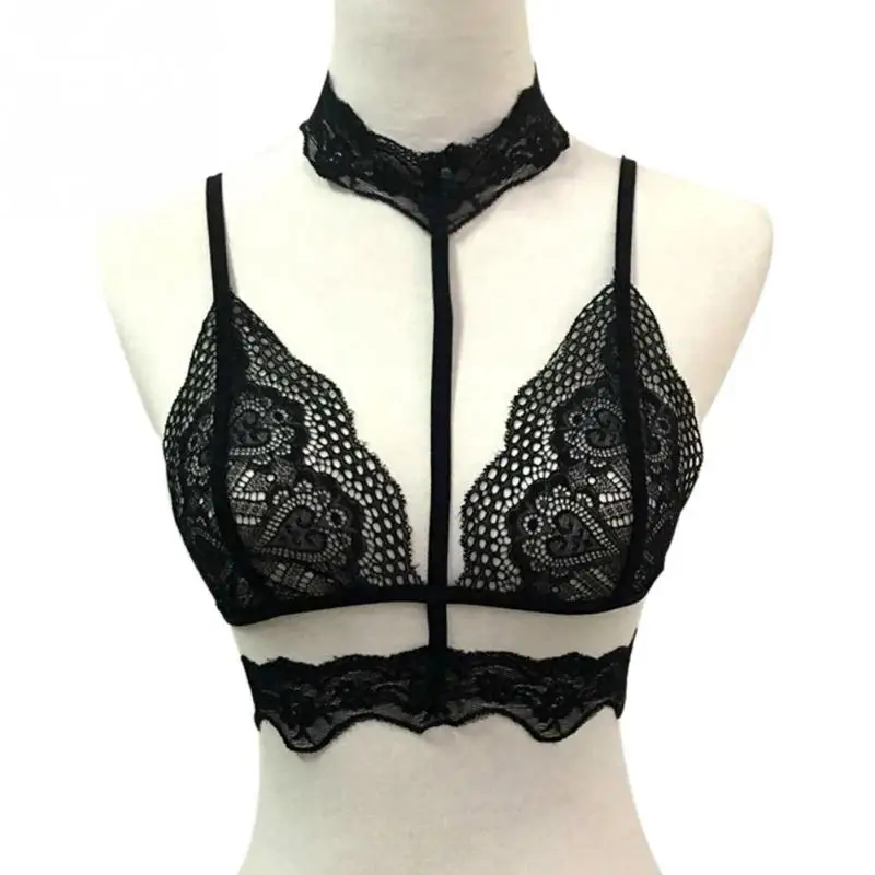 

1pcs Spring Summer Women's lingerie Mesh Bra girl's Fashion ladies Sexy Hollow Out Solid Bralette female Crop Top
