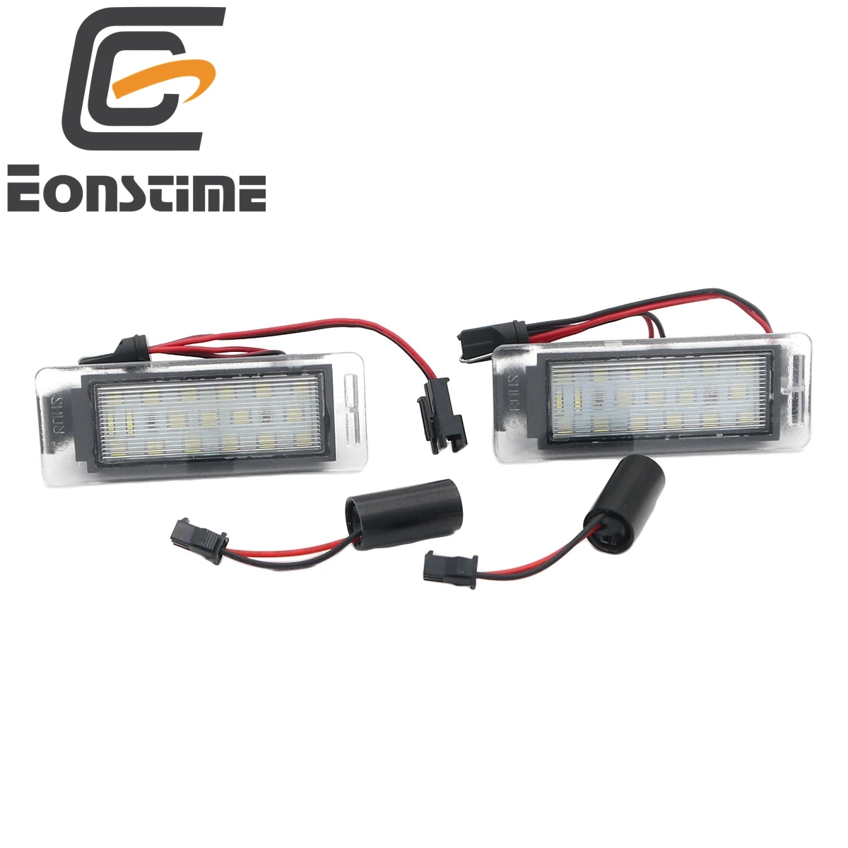 Eonstime 2pcs 18LED Licence Number Plate Light for Opel Vauxhall Mokka