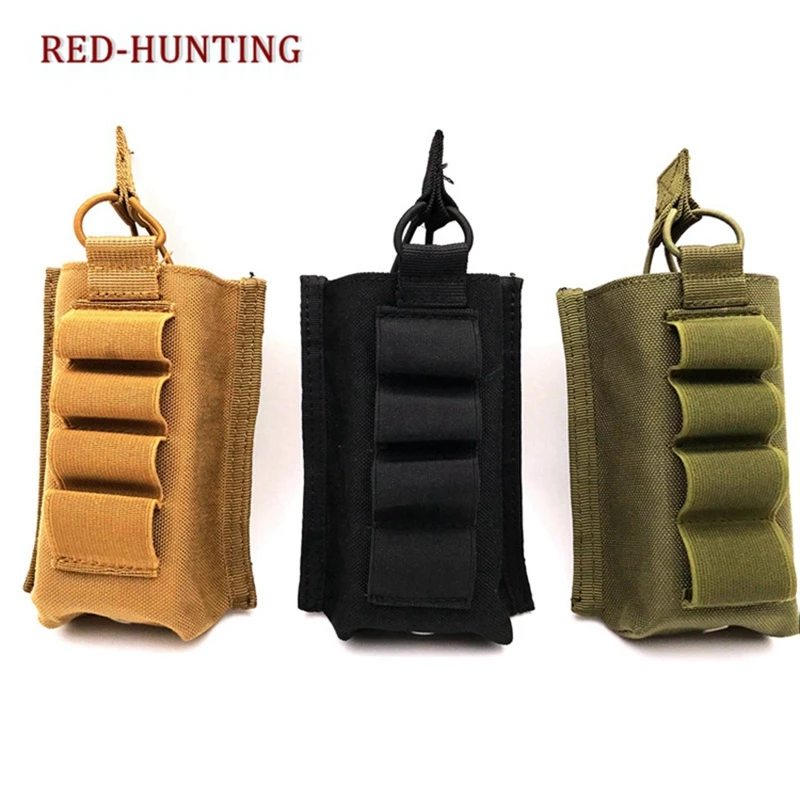 

Hunting Ammo Bags Molle 10 Round Bullet Shell Holder Tactical Magazine Pouch