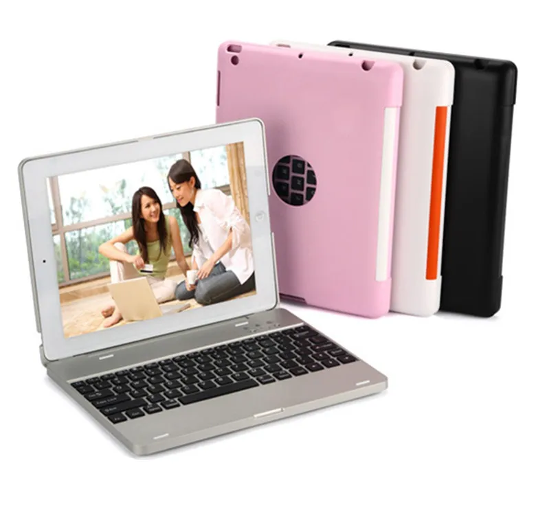 

Fashion Clamshell type Bluetooth keyboard with mobile power For ipad 2 3 4 Tablet PC for ipad 2 3 4 keyboard case