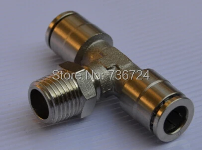 

MPT 4-02 Tube size 4mm ,thread 1/4 Camozzi metal push in fittings,Brass fitting,Metal fitting,pneumatic fittings