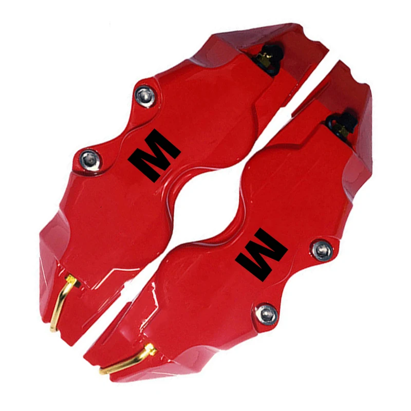 

2PCS Car Styling M Car Decal Universal Disc Brake M Logo Colored Caliper Cover Front or Rear for BMW Caliper Covers S/M/L
