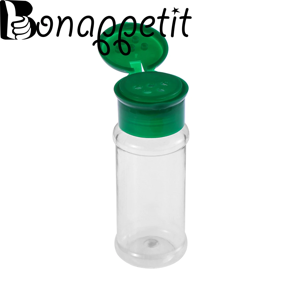 

1PC 100ml Plastic Portable Spice Salt Pepper Seasoning Jar Can Barbecue Condiment Bottle Cruet Spice & Pepper Kitchen Tool