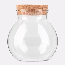 Новое поступление милый дизайн Чай Кофе сахарные Стеклянные Канистры цветочное растение ваза горшок для оформления дома вечерние Прозрачные красивые