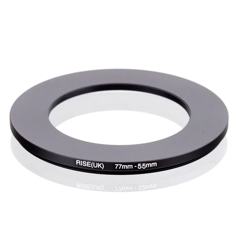 RISE (Великобритания) металл 77 мм-55 мм фильтр переходное кольцо подходит для всех же DIA Размер объектива (77-55) бесплатная доставка