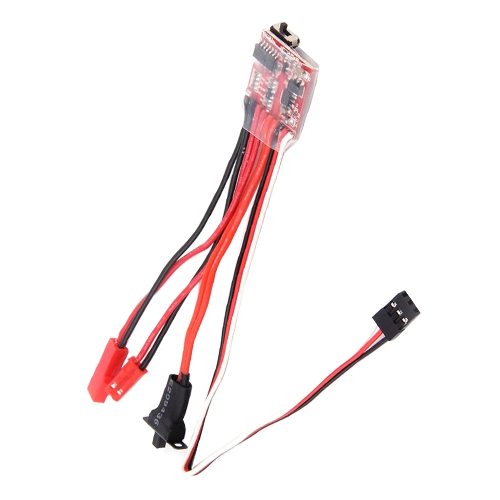 RC Carwlers Boat Vehicle Models Accessory 20A ESC for 130/180/260/280/380 Brushed Motor