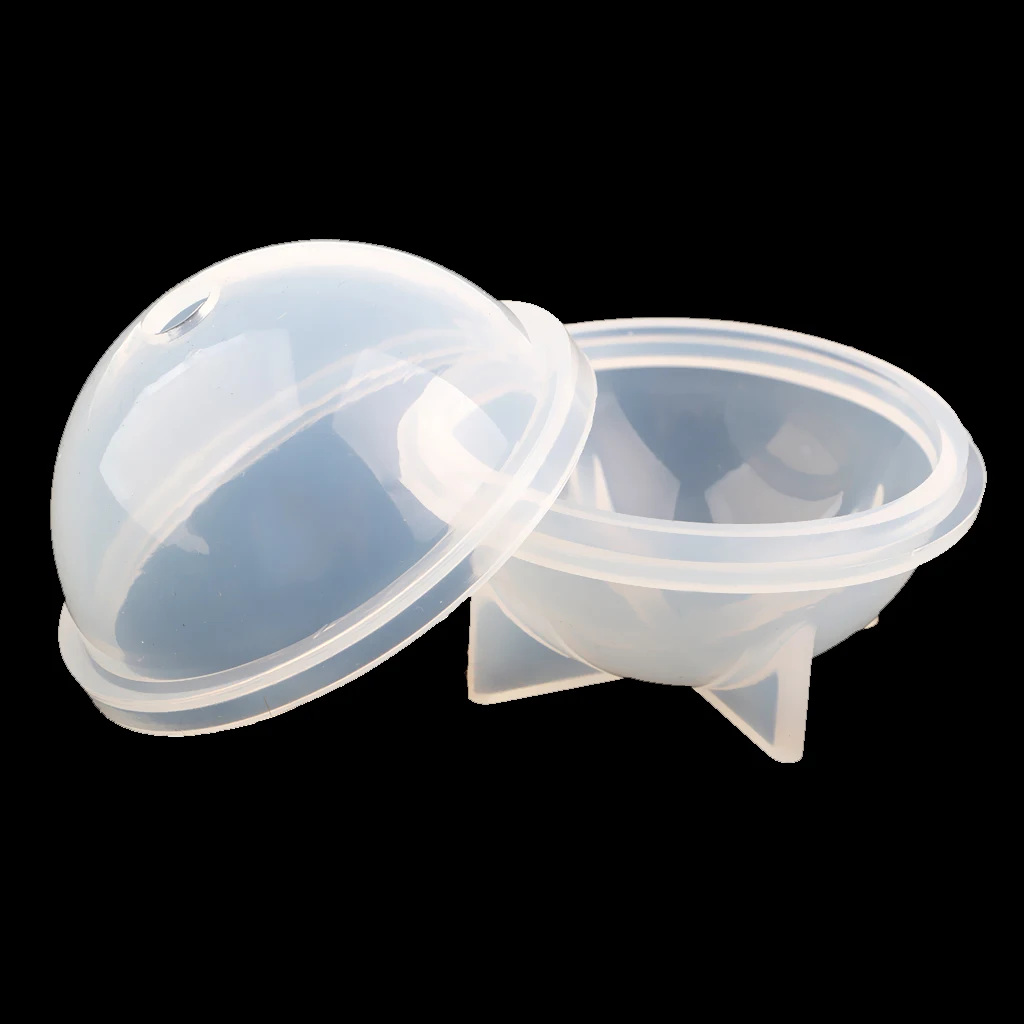9 Sizes Silicone Round Sphere Balls Mould Resin Casting DIY Ornament Jewelry Making Mold 20/30/40/50/60/70/80/90/100mm