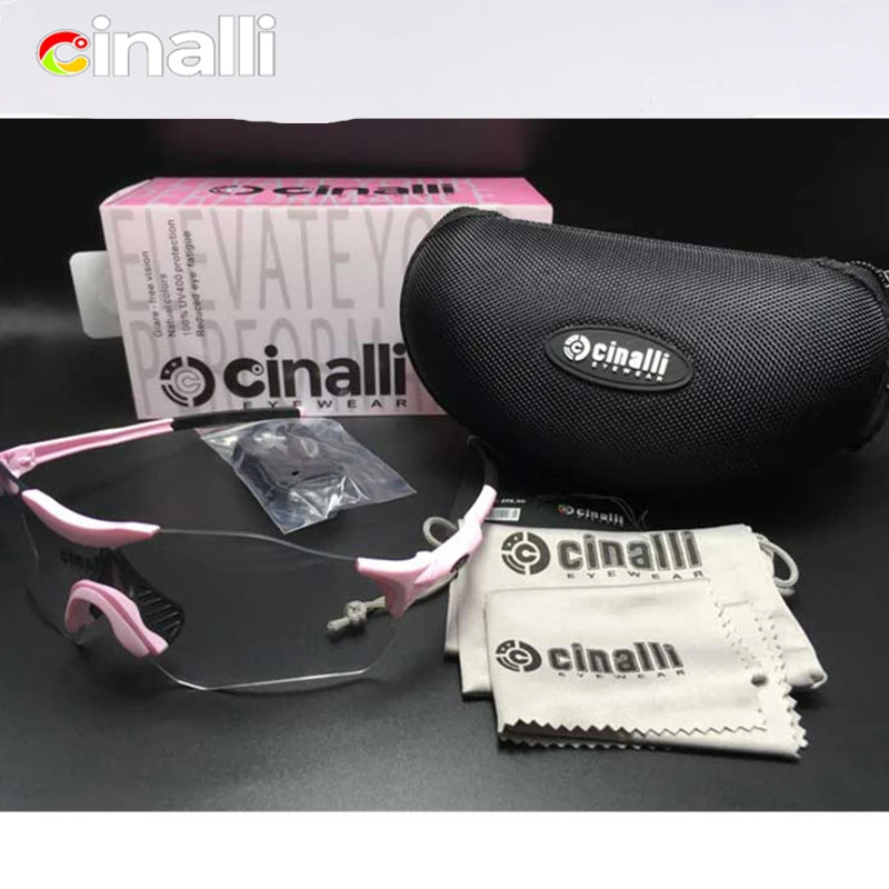 CINALLI C-098 фотохромные солнцезащитные очки для езды на велосипеде TR90 оправа очки светильник для спорта на открытом воздухе очки для garmin shimano rider