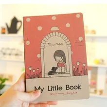 5 штук в партии A5 Размеры Прекрасный пустой ручной росписью эскиз дневник