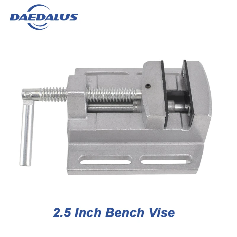 

Mini Bench Vise Aluminium Alloy 2.5 Inch Table Vise Manual Flat Tong Vise For Milling Drilling Press Woodworking Power Tools