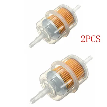 

2 Pcs Universal Motorcycle Car Parts Large Inner Fuel Filters Auto Petrol 6mm 8mm Pipe