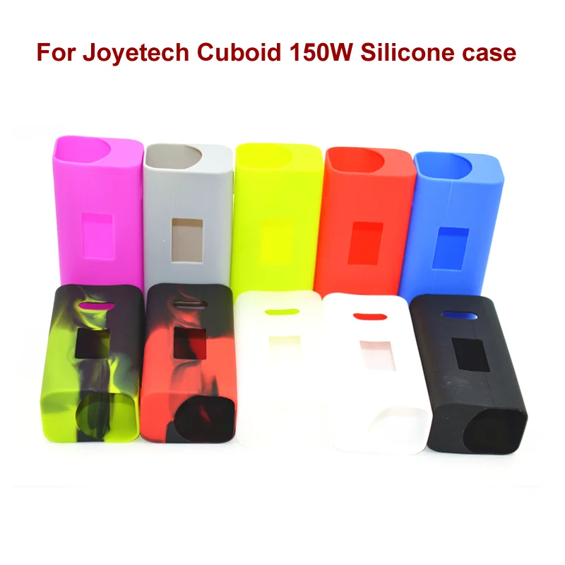 

100% Original Joyetech eVic VTC Cuboid Silicone case for Cuboid 150W Temp Control box mod 10 colors