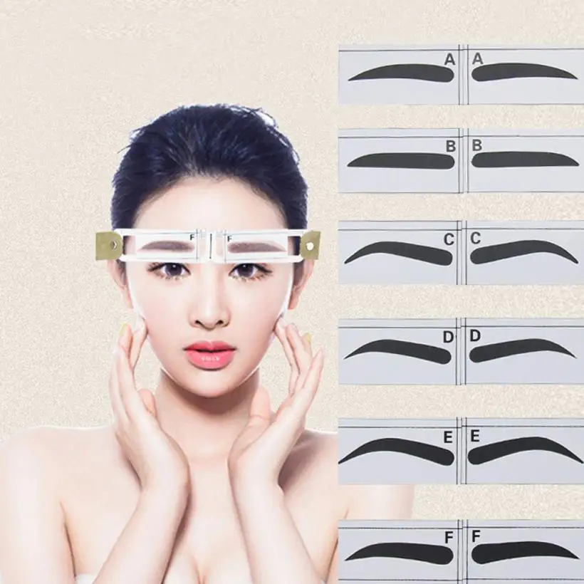 

Magnetic Microblading Makeup Brow Measure Eyebrow Guide Ruler Permanent Tools Eyebrow Microblading Permanent Makeup Measure Tool