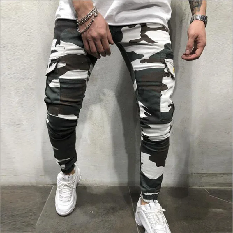 New Men Cotton Sweatpants 2018 Camouflage Pocket Style Gyms Fitness Casual Fashion Slim Trousers Male Jogger Brand Pants New Men Cotton Sweatpants 2018 Camouflage Pocket Style Gyms Fitness Casual Fashion Slim Trousers Male Jogger Brand Pants