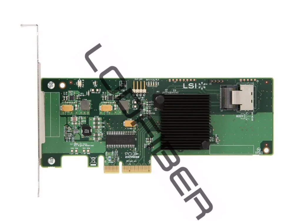 

LODFIBER for LSI Internal SATA / SAS 9211-4i 6Gb/s PCI-Express 2.0 RAID Controller Card, Sing