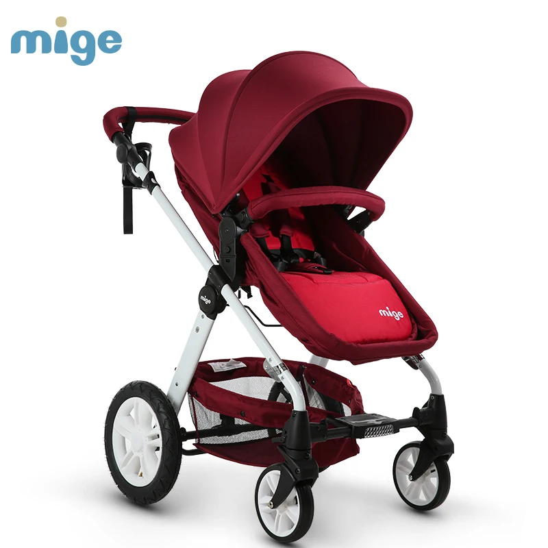 Mige бренд детская коляска Европа baby cart надувные коляски Детские коляски