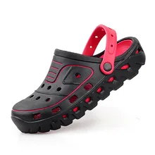 Летняя мужская обувь, сандали брендовые тапочки; мужские пляжные сандалии черный Открытый слипоны Для мужчин s шлепанцы Zapatillas Hombre Sapato Masculino