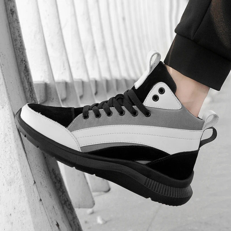 

2019 Summer New Sport Running Shoes Men Couple Casual Shoes Fitness Outdoor Height Increasing Breathable Sneakers Women 37-44 R