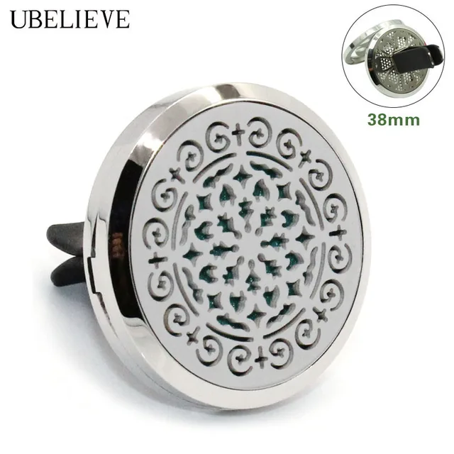 Buy Silver Essential Oil Diffuser Pendan For Vent Clip