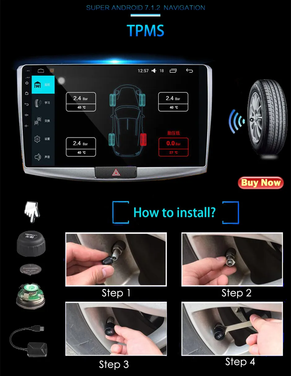 Sale Double 2 din Android 8.0 Octa core 4GB RAM 32GB ROM GPS Navi Stereo Car Radio Digital Bluetooth for Suzuki Vitara 2015-2019 21