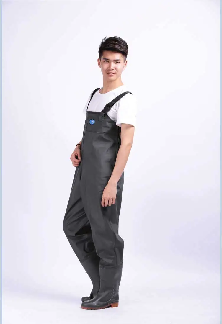 SIZE44 Chest Wader Утолщенные камуфляжные болотные ботинки; водонепроницаемые дышащие ботинки для рыбалки; botas de pesca militares hombre; Мужская Армейская Обувь; Z720 - Цвет: SIZE44 Chest Wader