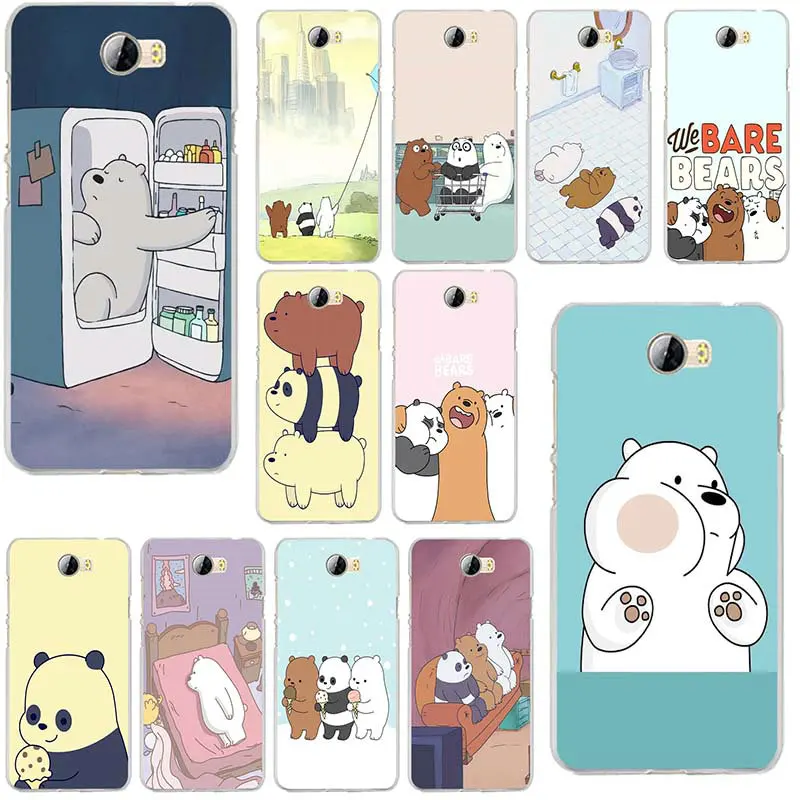 Hot We Bare Bears For Huawei P8 P9 P10 P20 Lite Mate 10 Pro Y5 Y6 Y3 II Y7 Honor 6X 9 Soft TPU Phone Cases | Мобильные телефоны и