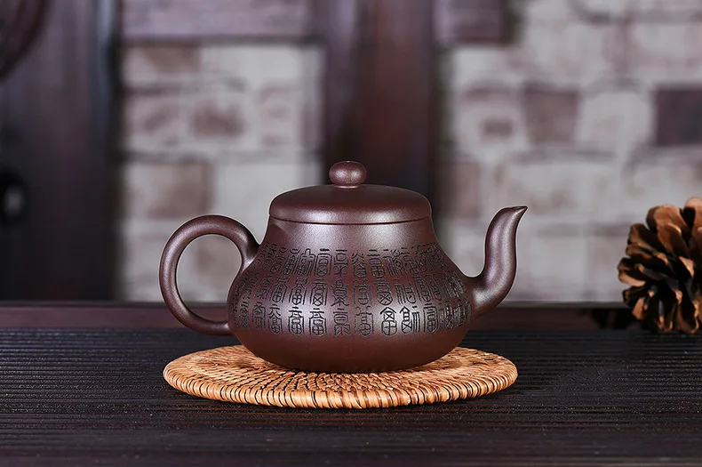 Полный чайный набор подарок оригинальность индивидуальные необработанные металлический пурпурный чернила для импечати уплотнений