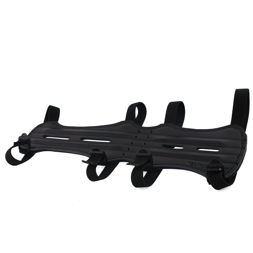 

Durable PU Shooting Archery Bow Arm Guard 4 Straps Protective Gear