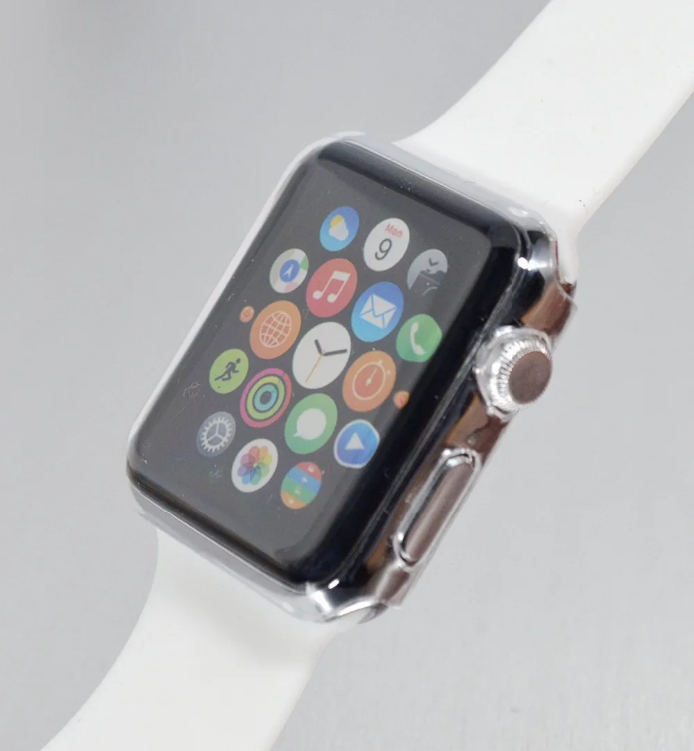 Чехол для Apple watch 38 мм 42 серия 1 2 3 Кристальный Ультратонкий силиконовый прозрачный