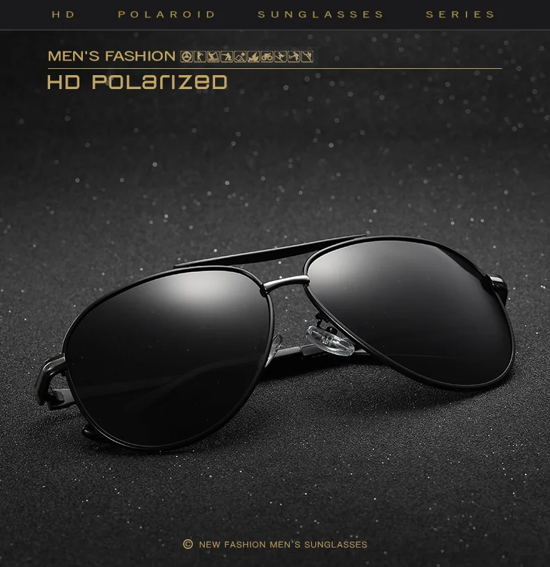 Фирменные поляризационные женские солнцезащитные очки Для мужчин Для женщин вождения солнцезащитные очки Винтаж Ночное видение очки, защищающие от УФ-излучения, очки