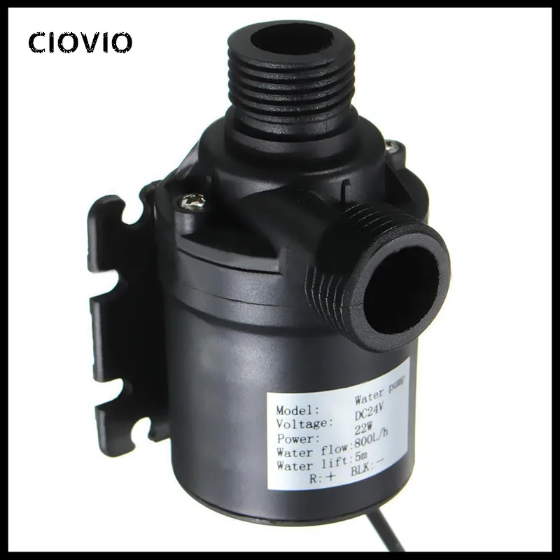 800L//H 5m DC 12V 24V Solar Brushless Motor Water Circulation Water Pump