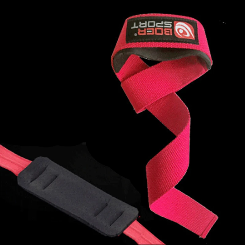 Weight Lifting Training Wrap Padded Gym Straps Hand Bar Wrist Support Gloves Strength Training Fitness Belt accessory Weightlifting Straps 2Pcs