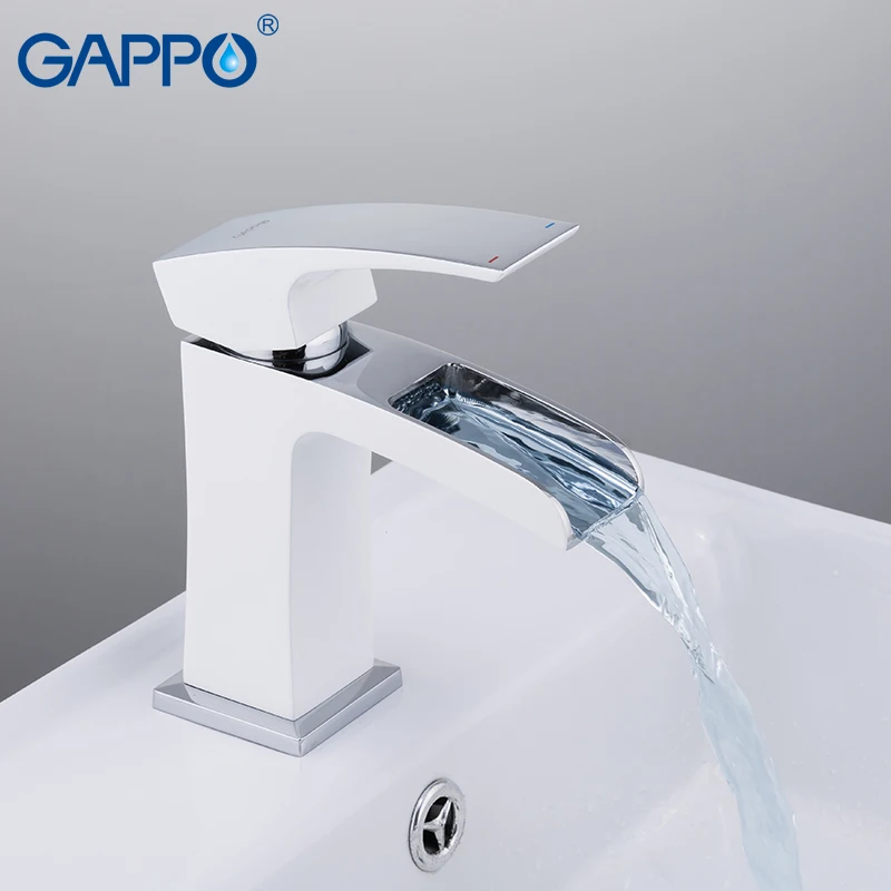 GAPPO набор сантехники хром и белый смеситель для ванны s Латунь набор для душа torneira настенный смеситель для ванной комнаты