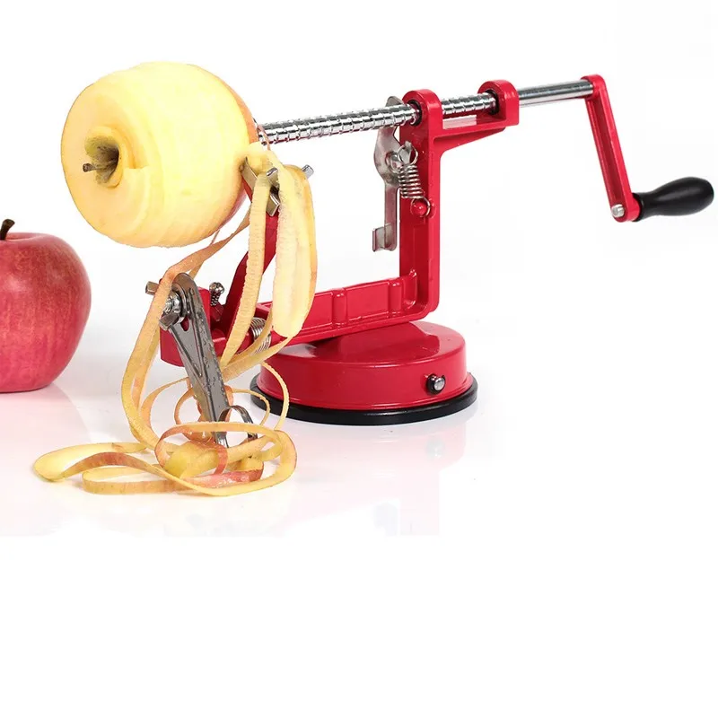 1 Набор 3в1 инструменты для фруктов Apple Slinky машина Овощечистка Нож Для Резки фруктов кухонные принадлежности Apple Пилинг машина(00153