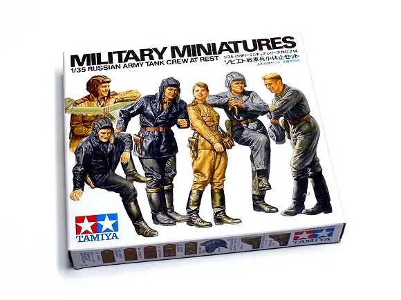 Модель танка Tamiya 35214 1/35 экипаж в состоянии покоя миниатюрная сборка военные