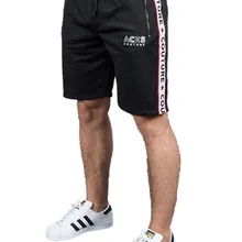 Модные мужские спортивные пляжные шорты на молнии pocke хлопковые спортивные брюки для фитнеса шорты для бега повседневные спортивные мужские шорты