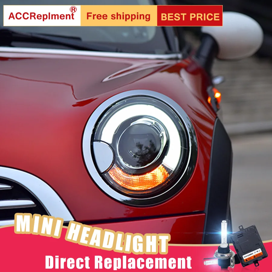 2 шт. светодиодный светодиодные фары для BMW MINI R56 2007 2013|Фара авто в сборе| |