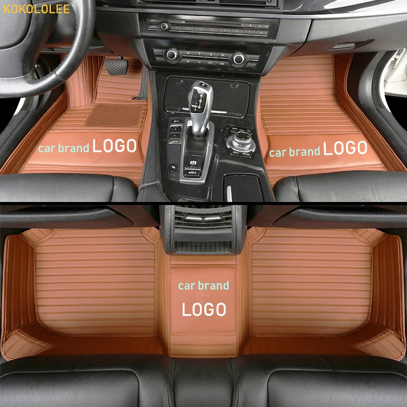 

kokololee Customized car floor mat for HYUNDAI ELANTRA TUCSON Veloster i30 ix25 ix35 Sonata Equus Verna Genesis 2015 car mats