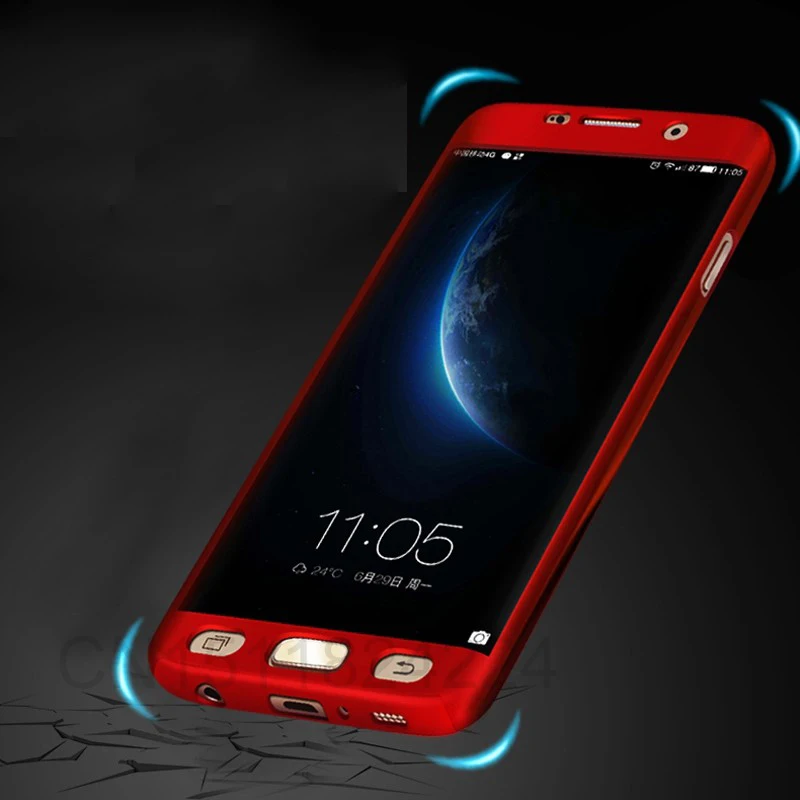 360 Degrees Shockproof Phone Case For Samsung Galaxy A5 A7 2017 A8 2016 Hard PC Back cover For Samsung J5 J7 2017 A3